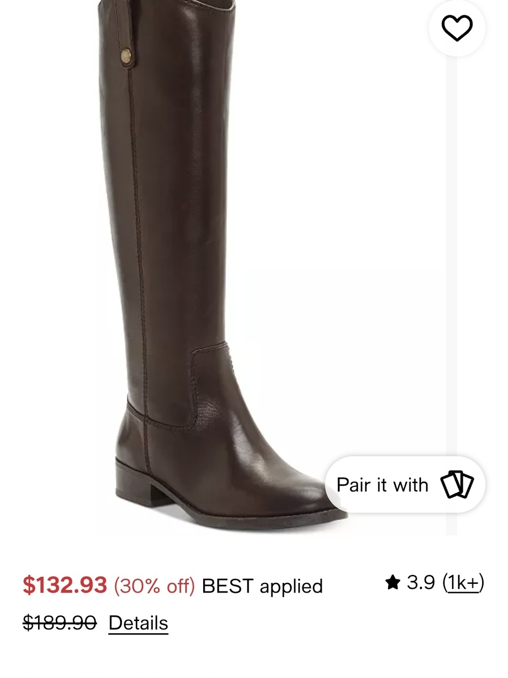 Riding Boots - Brown Leather